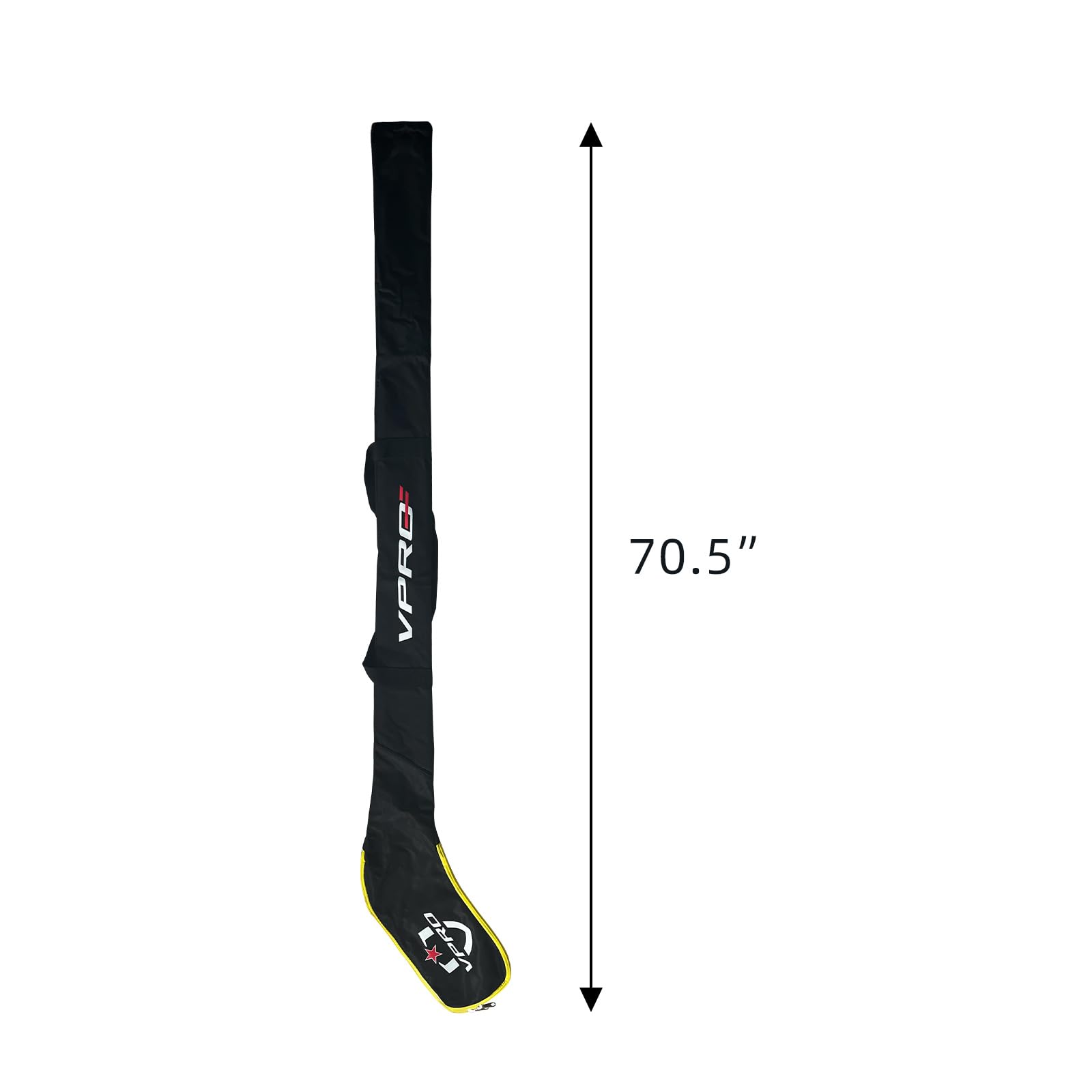 VPRO Ice Hockey Stick Bag - Shoulder Strip Adjustable - Black - Field & Indoor - Image 7